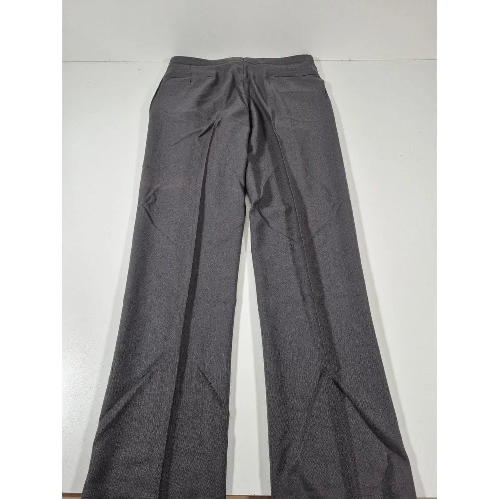 VTG Sansabelt Dress Pants Mens 38x36 Gray Wool Pleated Straight